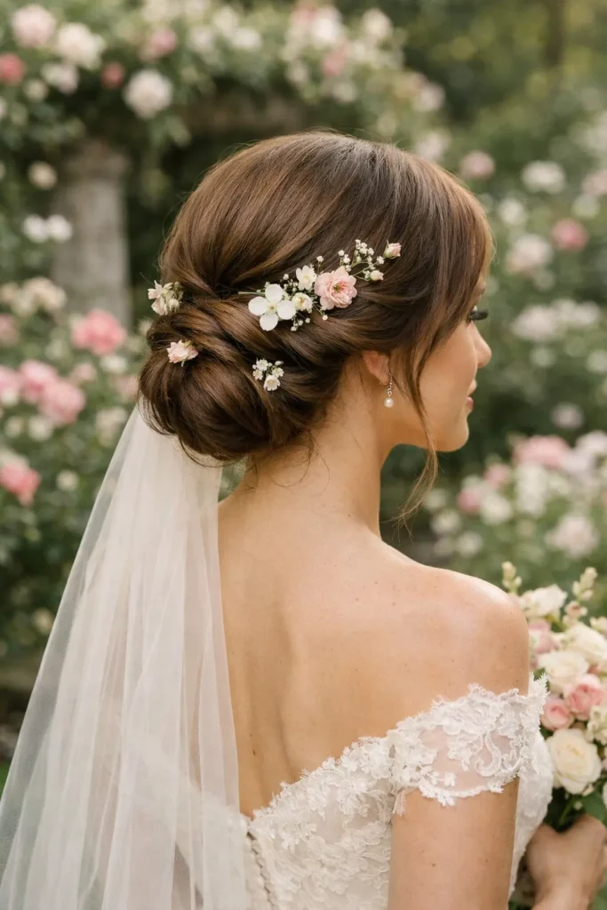 7. Low Twist with Flowers