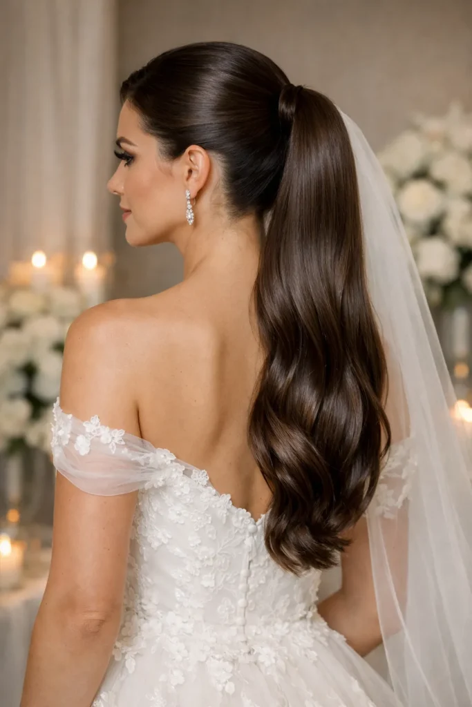 8. Sleek Ponytail