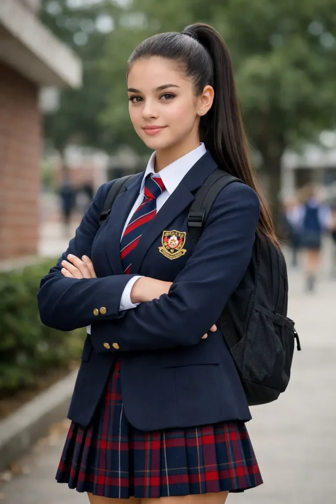 1. Classic High Ponytail