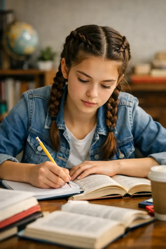 8. Double French Braids