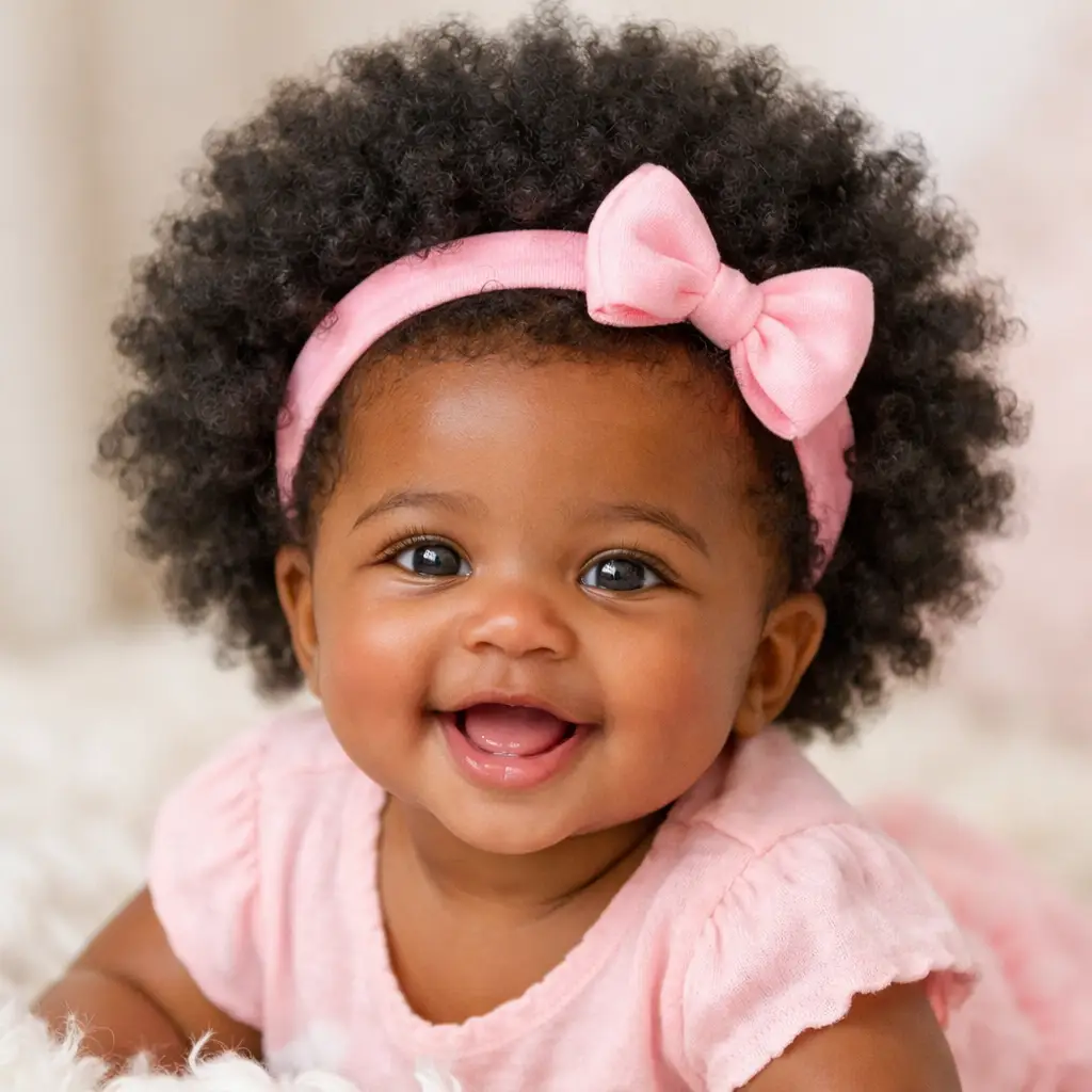 6. Afro with Hairband