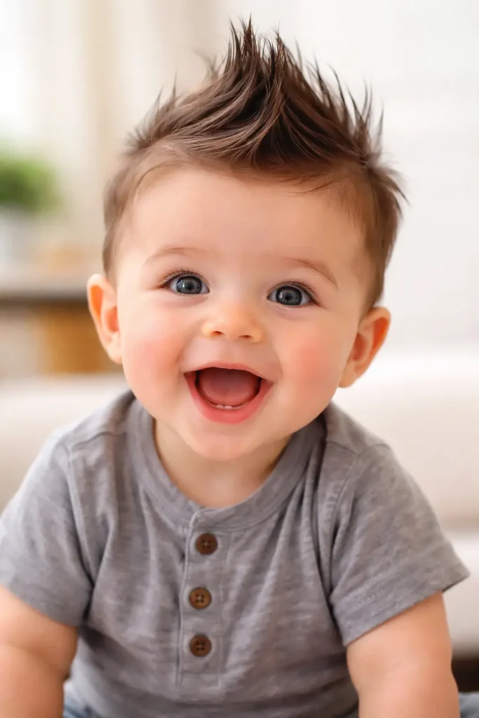 7. Faux Hawk with Spikes