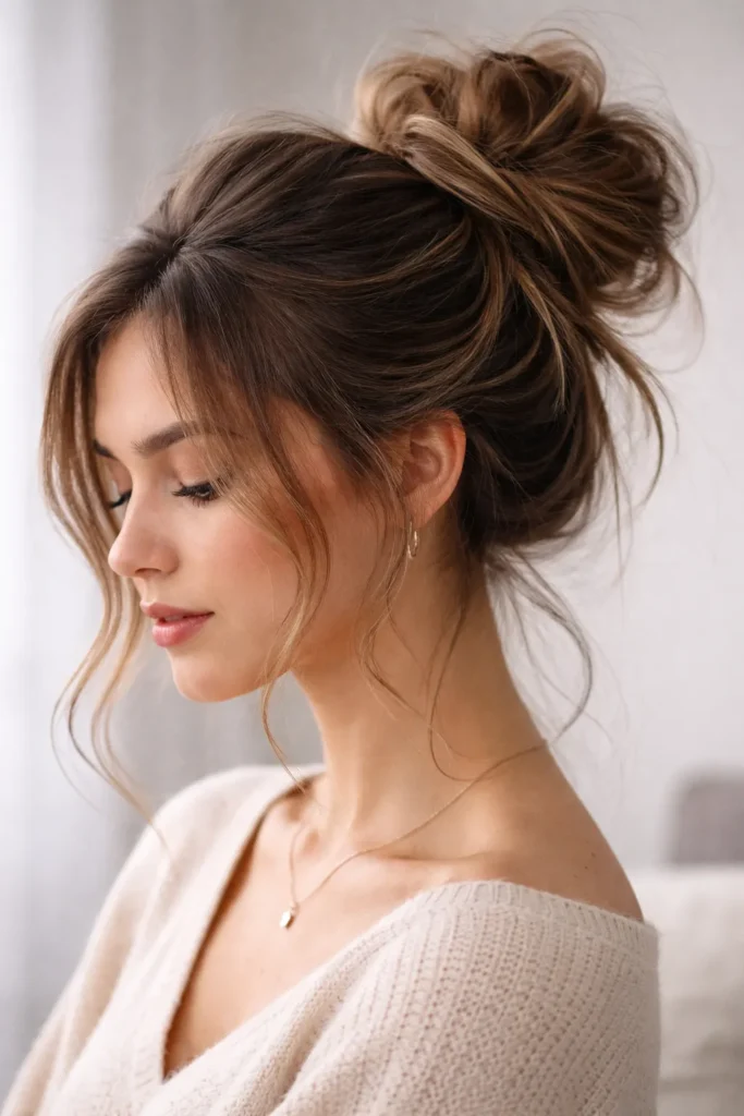 6. Messy Bun