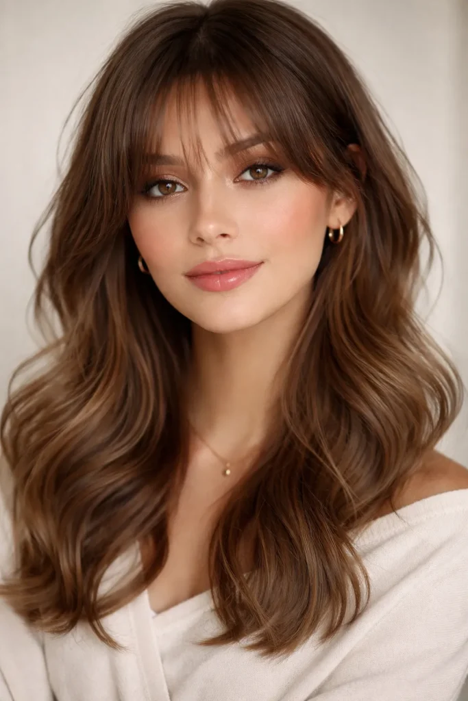 9. Wispy Curtain Bangs