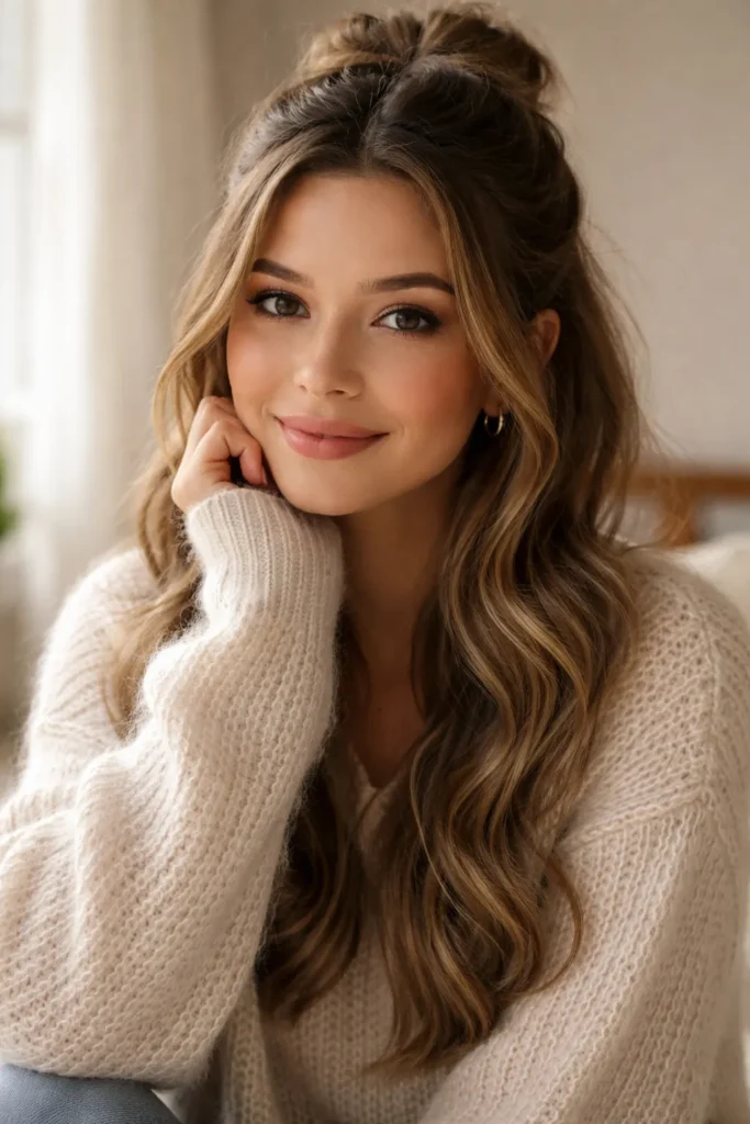 6. Half-Up Half-Down