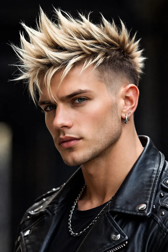 10. Blonde Faux Hawk