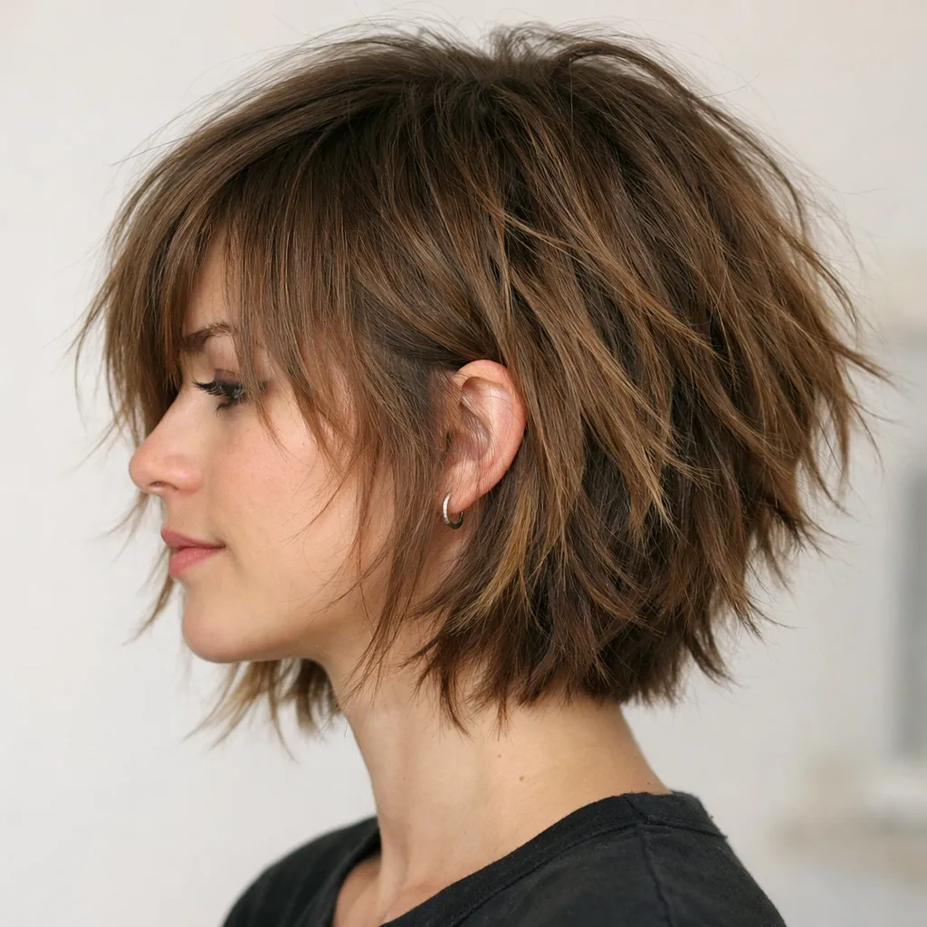 6. Choppy Layered Bob