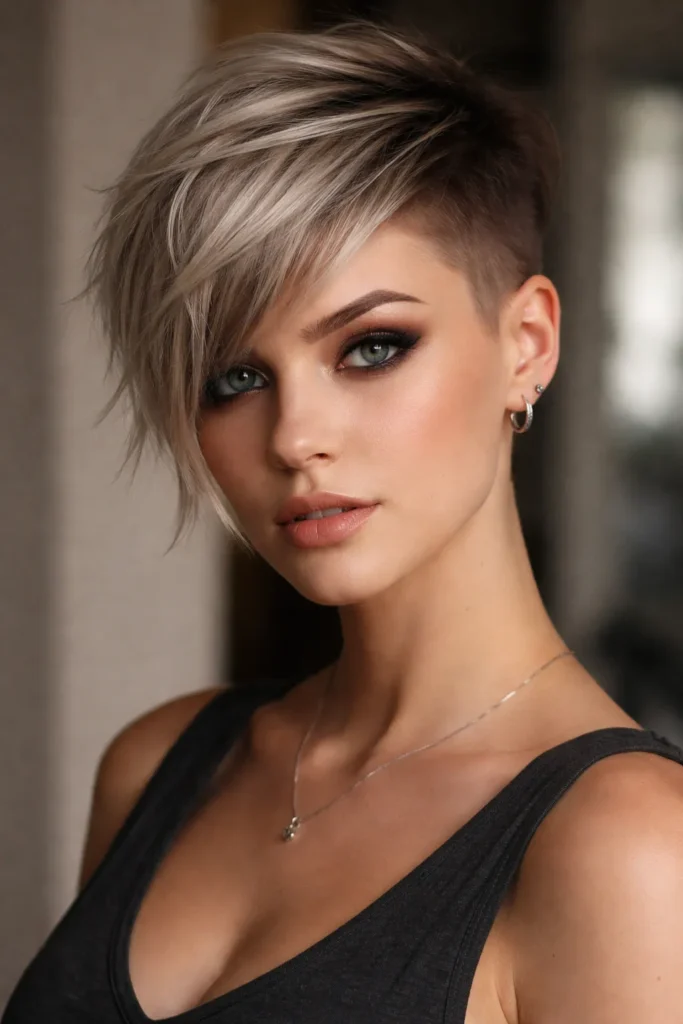 3. Asymmetrical Pixie Cut