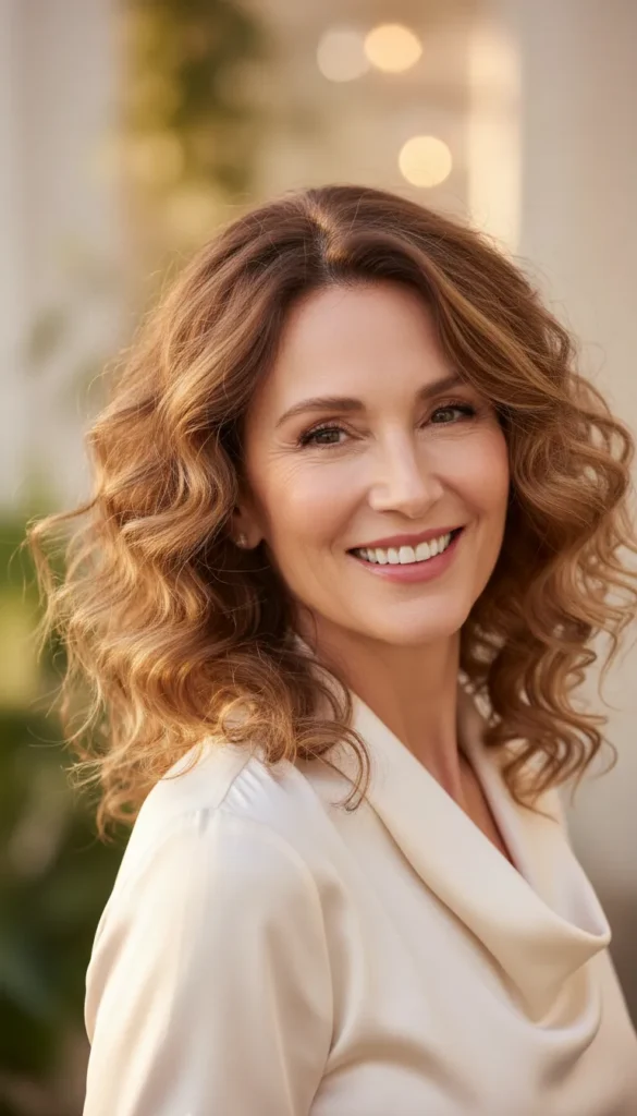 4. Soft Curls with Volume