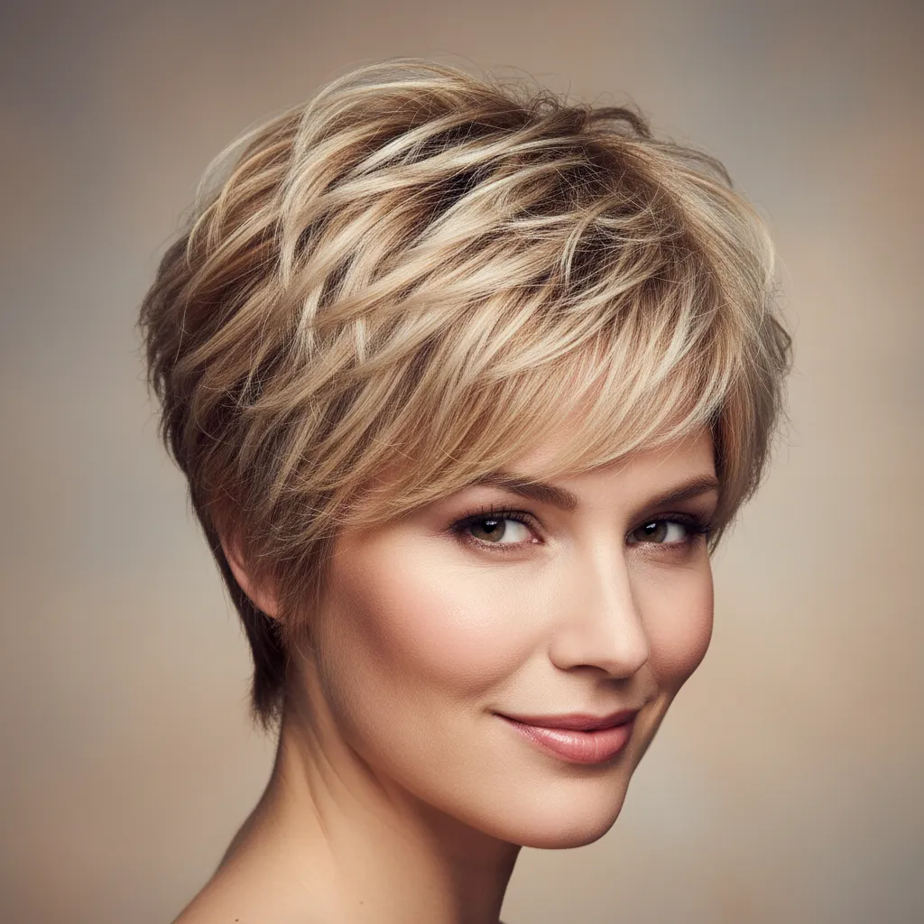 9. Choppy Bob with Volume