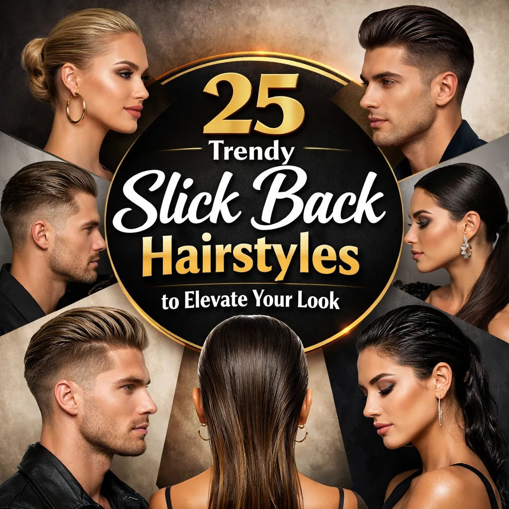 25 Trendy Slick Back Hairstyles to Elevate Your Look