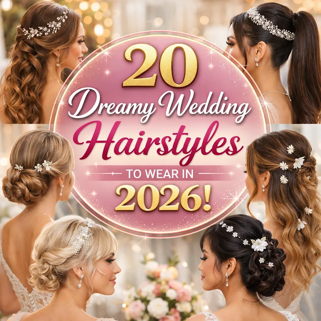 20 Dreamy Wedding Hairstyles to Wear in 2026!