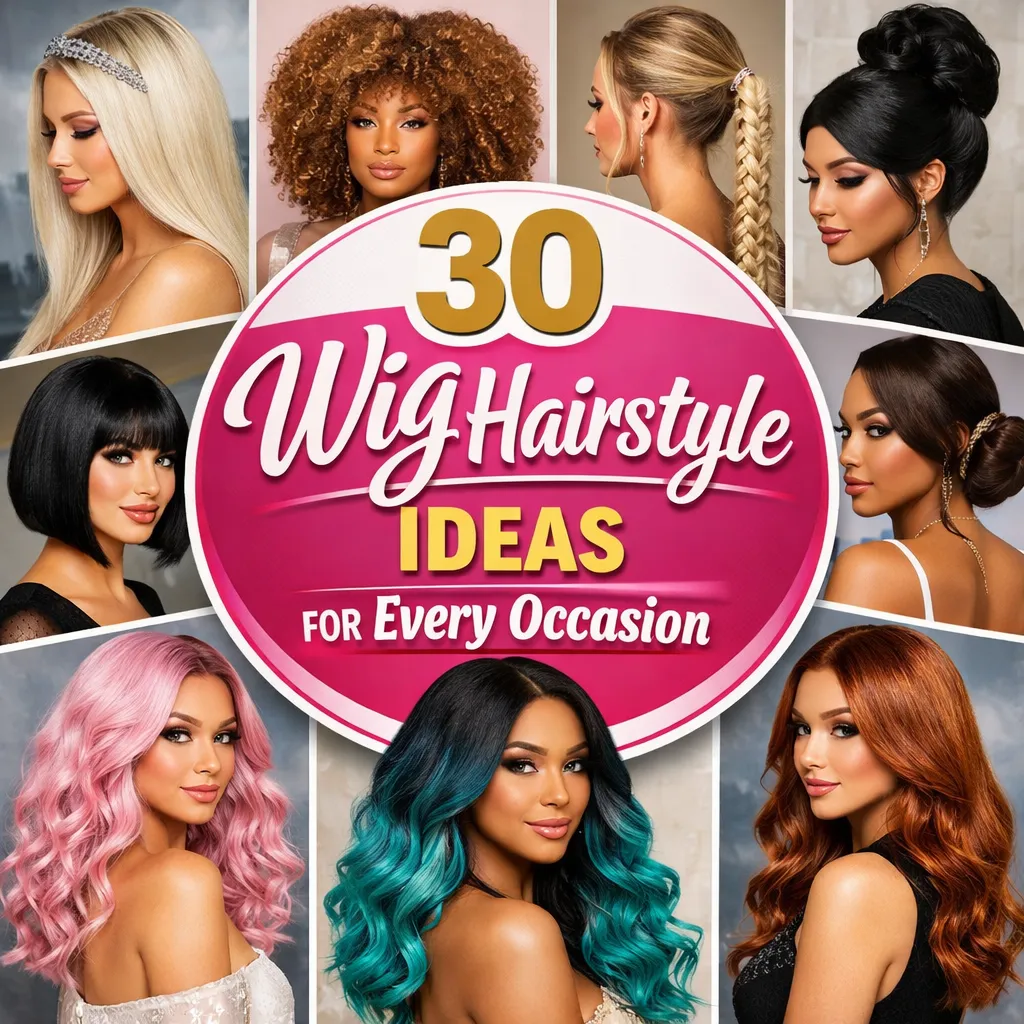 30 Wig Hairstyle Ideas for Every Occasion: Chic & Stylish Options