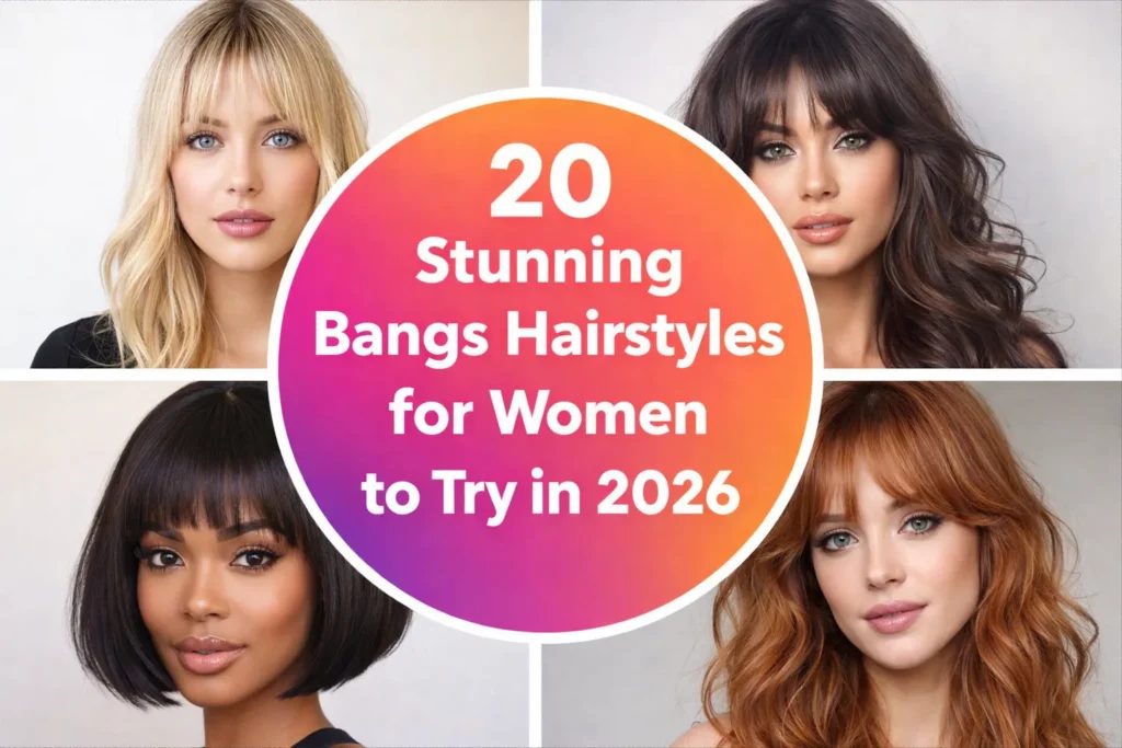 20 Stunning Bangs Hairstyles for Women to Try in 2026