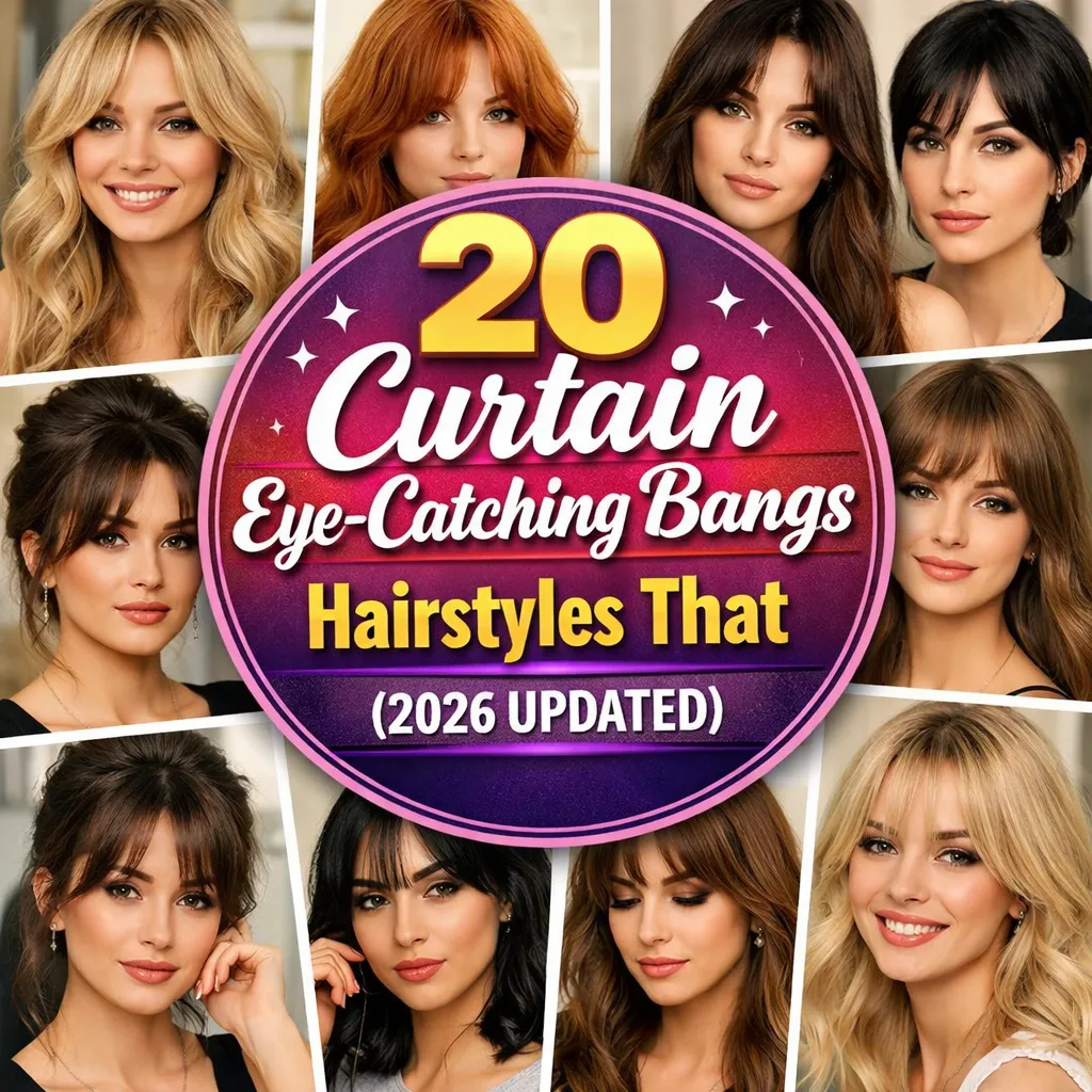 20 Curtain Eye Catching Bangs Hairstyles That (2026 Updated)