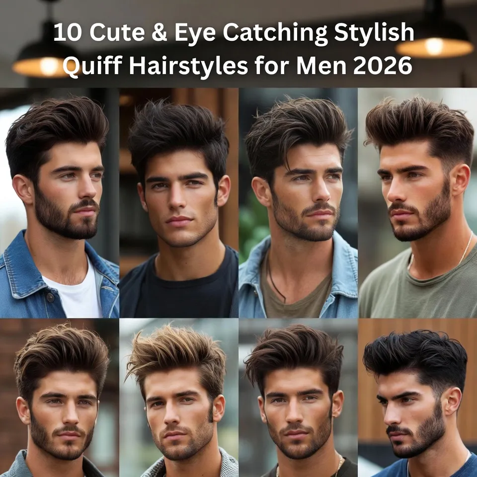 10 Cute & Eye Catching Stylish Quiff Hairstyles for Men 2026
