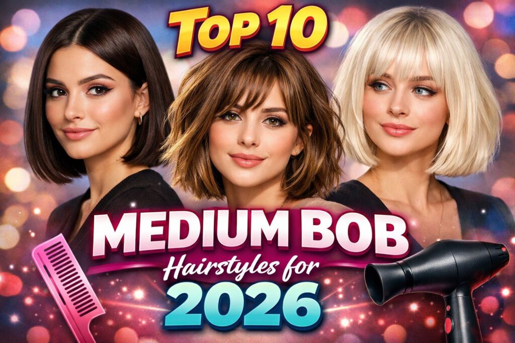 Top 10 Medium Bob Hairstyles for 2026
