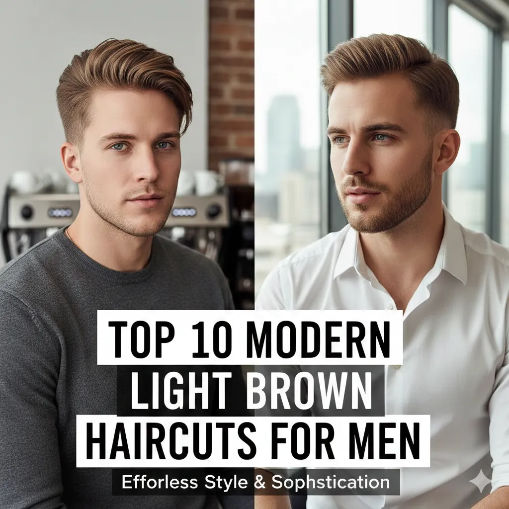 Top 10 Modern Light Brown Haircuts for Men
