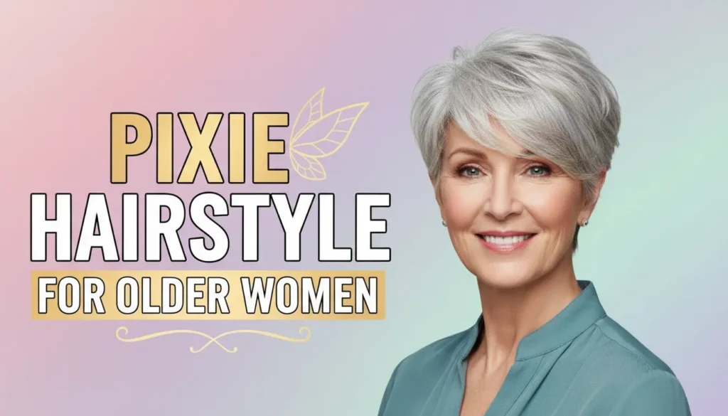 10 Catchy & Easy Pixie hairstyle for older women