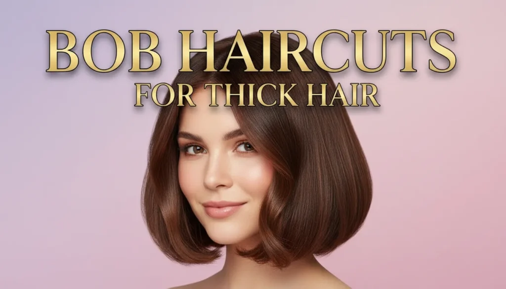 Bob haircuts for thick hair