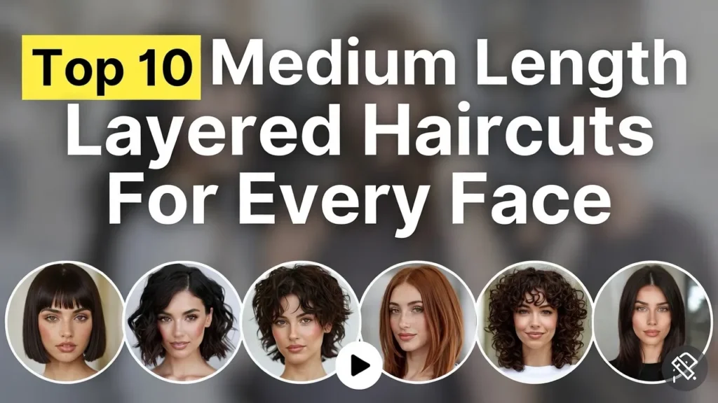 Top 10 Medium length layered haircuts For Every Face