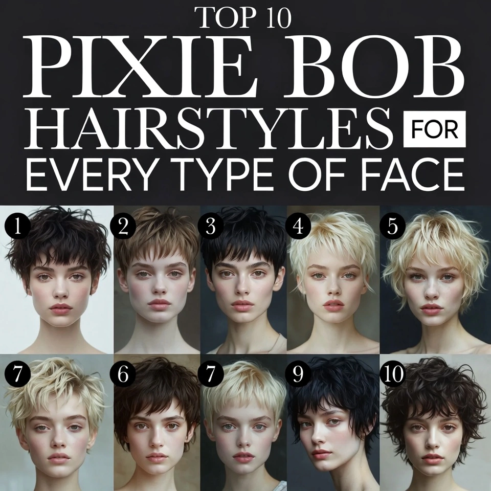 Top 10 Pixie bob hairstyles for every type of face