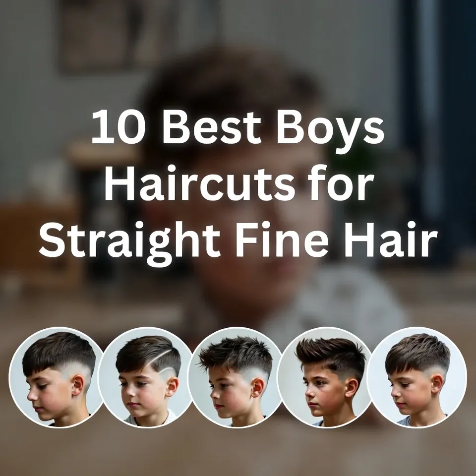 10 Best Boys Haircuts for Straight Fine Hair