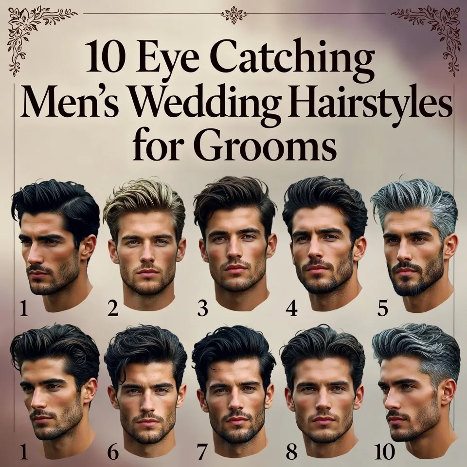 10 Eye Catching Men’s Wedding Hairstyles for Grooms