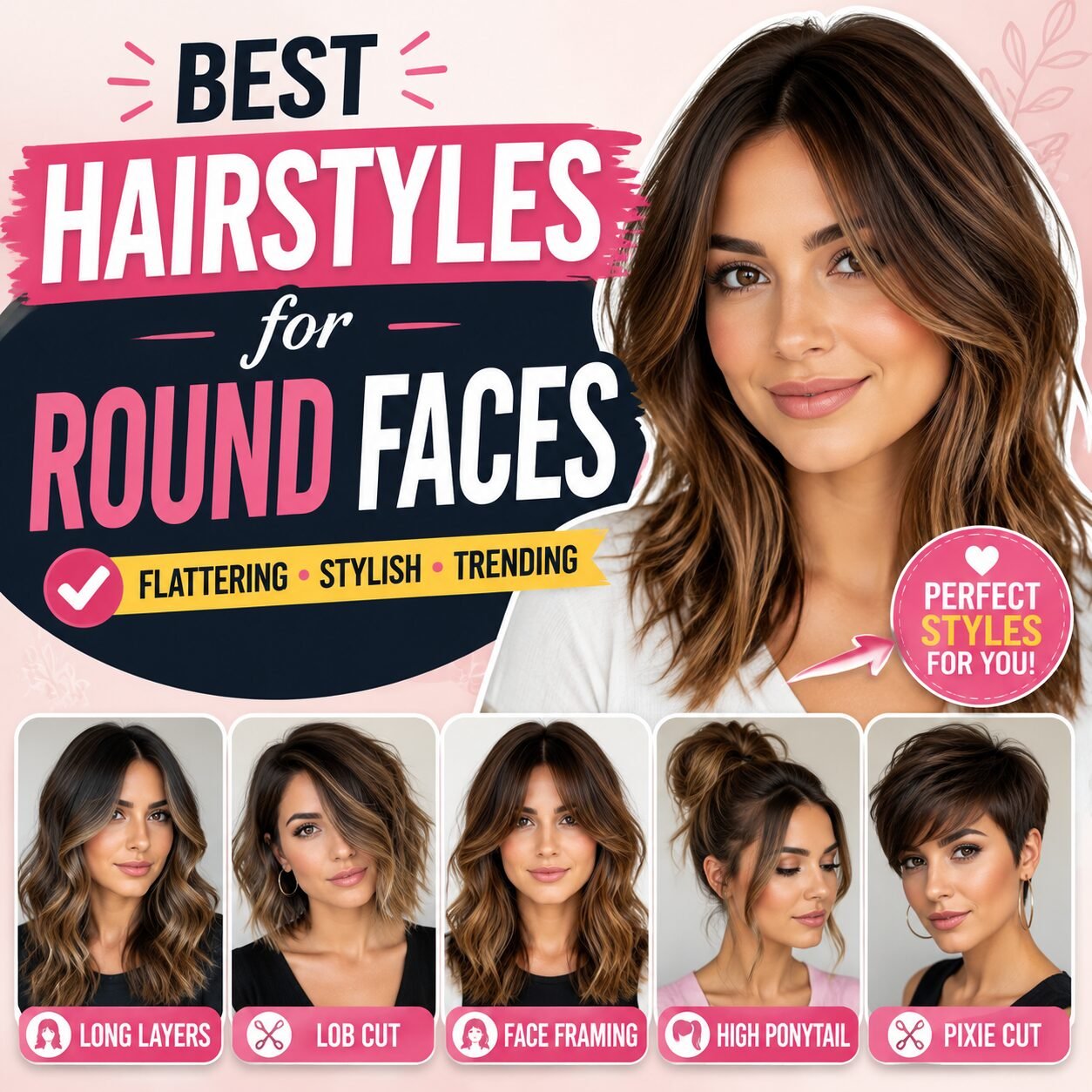 Best Hairstyles for Round Faces in 2026