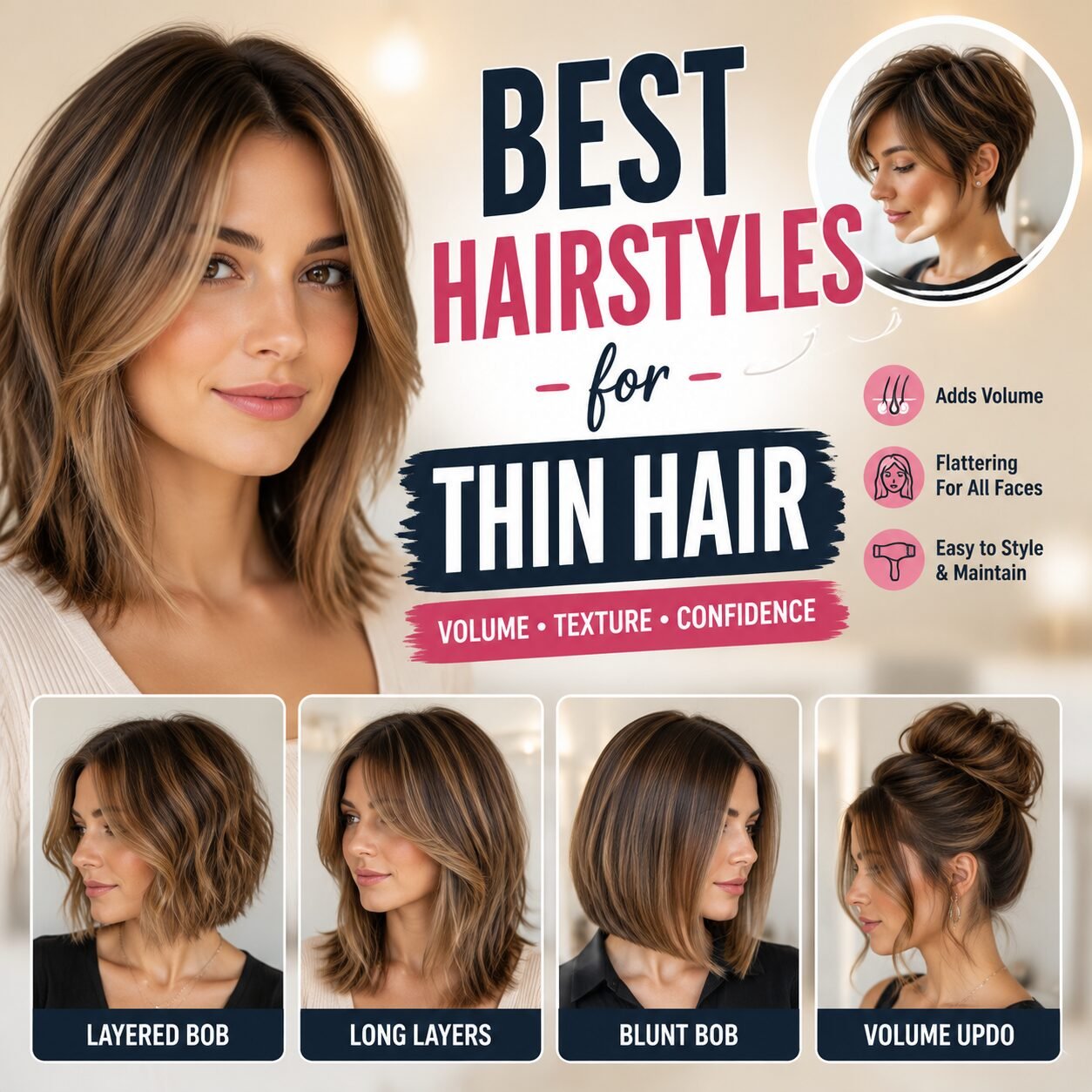 Best Hairstyles for Thin Hair in 2026