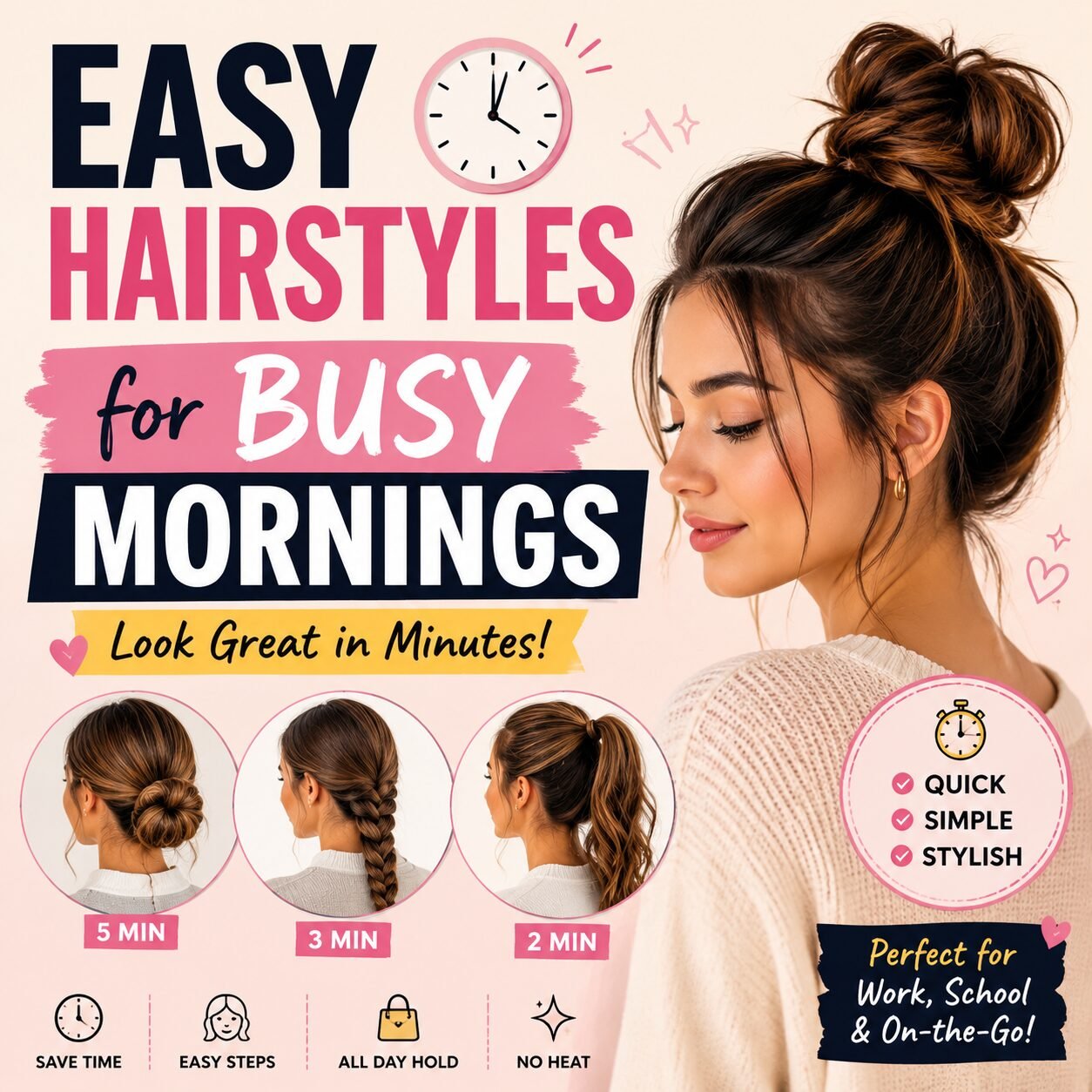 Easy Hairstyles for Busy Mornings