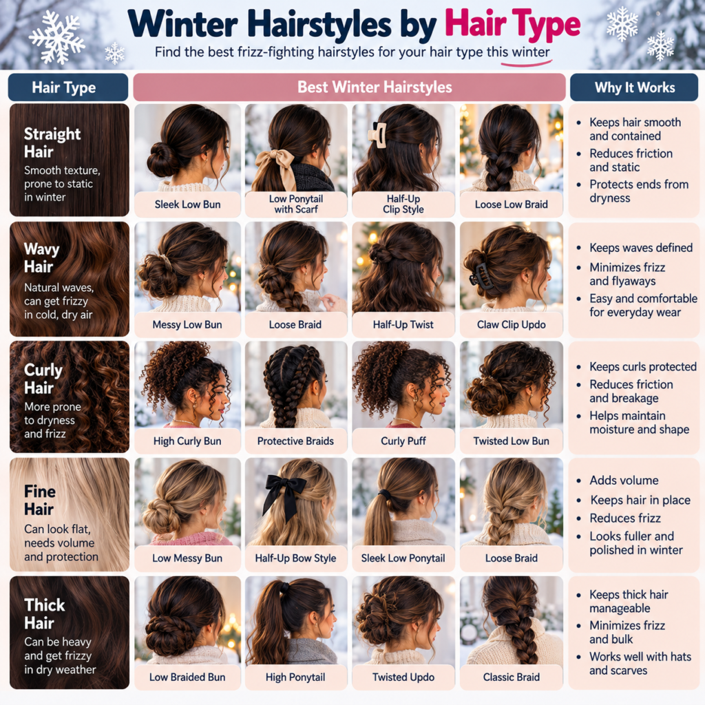 Winter Hairstyles by Hair Type